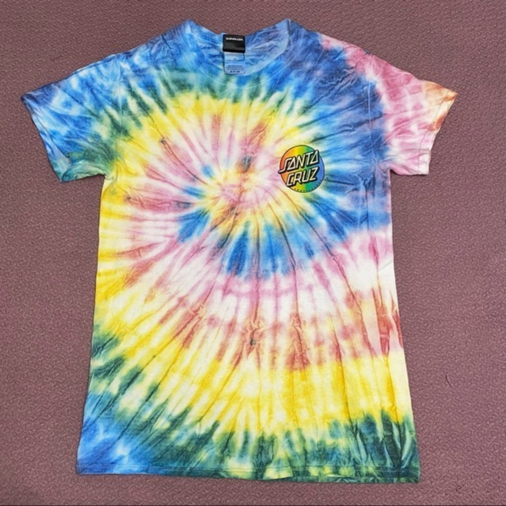 Santa Cruz tie-dye t-shirt small‎